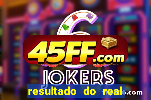resultado do real cap deste domingo